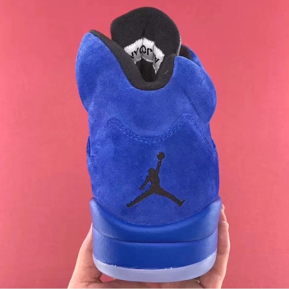 NEW- Jordan 5 Blue Suede. Size 10.5 - Picture 2 of 4